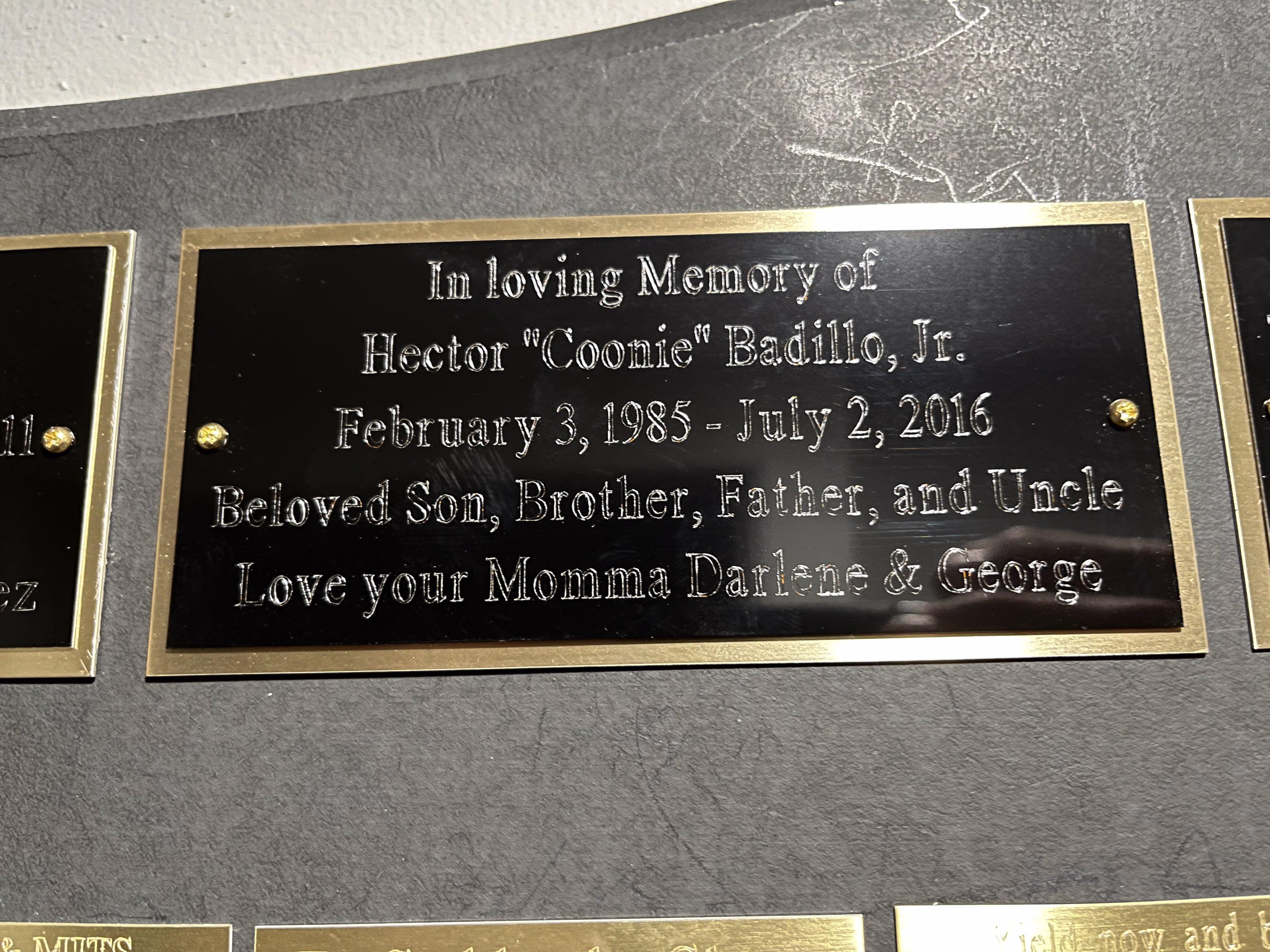 Legacy Wall Close-up